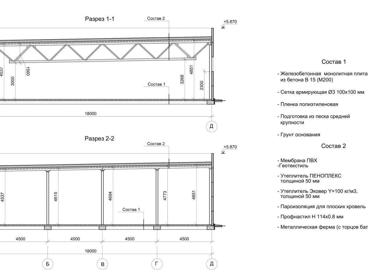 Планировка Магазин из сэндвич-панелей -  фото 7