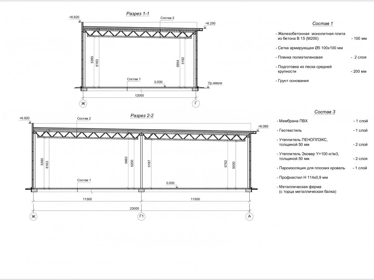 Планировка Магазины, ТЦ из сэндвич-панелей, павильоны из сэндвич панелей -  фото 2